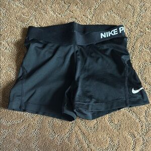 Nike Black Athletic Shorts with Compression Fit